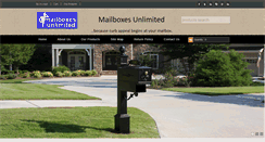 Desktop Screenshot of mailboxes-unlimited.com